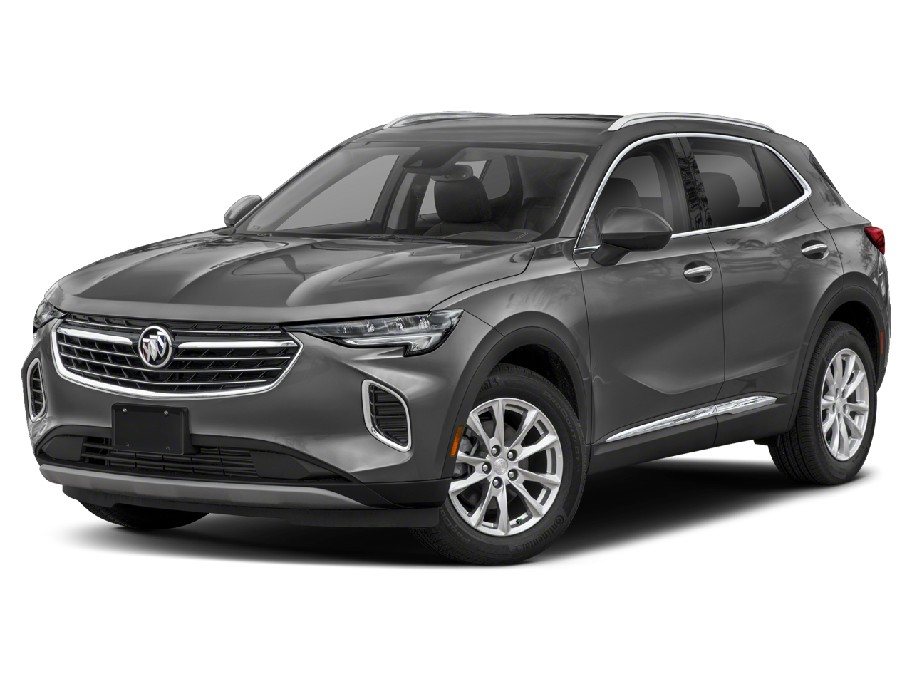2023 Buick Envision Preferred in Summit White — front three-quarter view